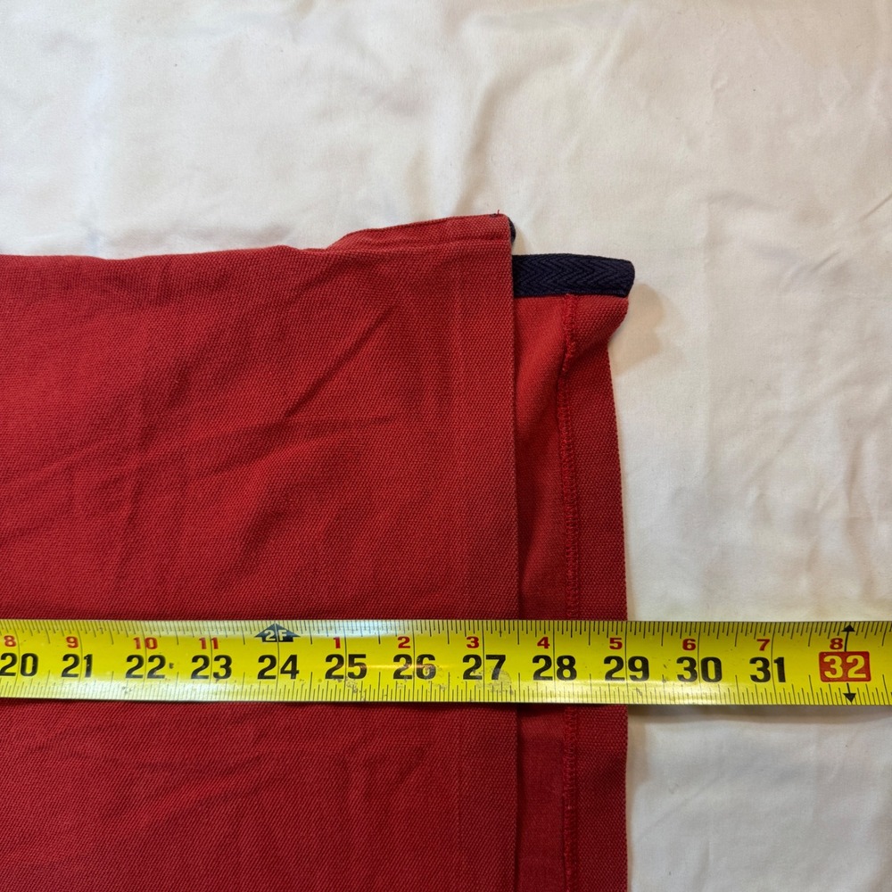 Y2K Polo Ralph Lauren Red USA Flag Big Pony Polo Shirt Men's Size Large - Picture 6 of 7